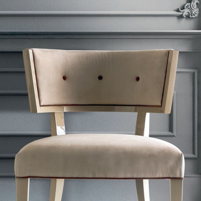 Image of Camel Altea Night High Gloss Italian Kleo Nabukk Bedroom Chair