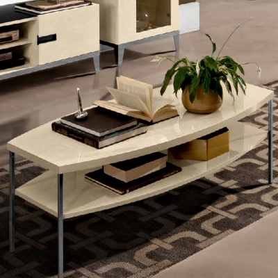 Product photograph of Camel Ambra Day Sand Birch Italian Coffee Table from Choice Furniture Superstore