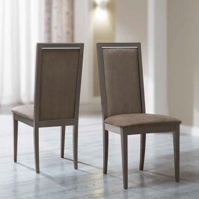 Product photograph of Camel Elite Day Silver Birch Italian Roma Liscia Dining Chair Sold In Pairs from Choice Furniture Superstore