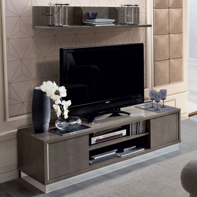 Product photograph of Camel Platinum Day Silver Birch Italian Tv Cabinet from Choice Furniture Superstore