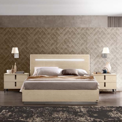 Product photograph of Camel Ambra Night Sand Birch Italian Legno Bed With Luna Storage from Choice Furniture Superstore