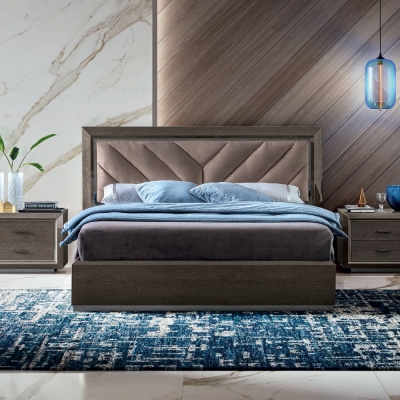 Product photograph of Camel Elite Night Silver Birch Italian Upholstered Bed With Storage from Choice Furniture Superstore