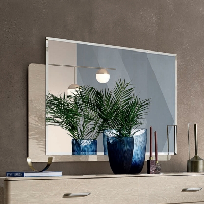 Product photograph of Camel Maia Night Sand Birch Italian Mirror - 120cm X 90cm from Choice Furniture Superstore