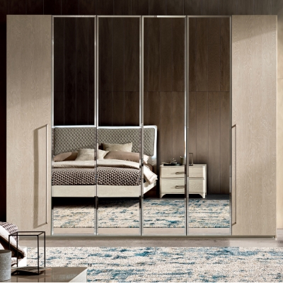 Product photograph of Camel Maia Night Sand Birch Italian Wardrobe from Choice Furniture Superstore