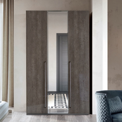 Product photograph of Camel Maia Night Silver Birch Italian Wardrobe from Choice Furniture Superstore