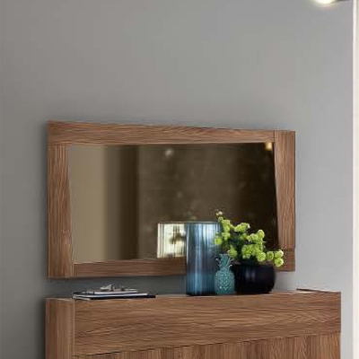Product photograph of Camel Storm Night Wooden Italian Mirror - 130cm X 80cm from Choice Furniture Superstore