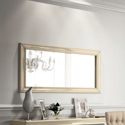 Product photograph of Camel La Star Day Ivory Italian Rectangular Mirror - 80cm X 160cm from Choice Furniture Superstore