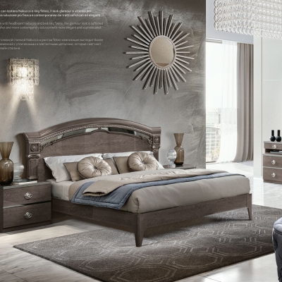 Product photograph of Camel Nabucco Night Silver Birch Italian Bed from Choice Furniture Superstore