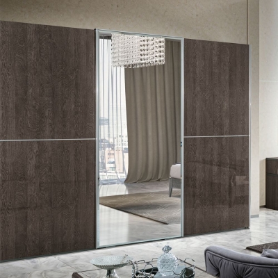 Product photograph of Camel Nabucco Night Silver Birch Italian Sliding Wardrobe from Choice Furniture Superstore