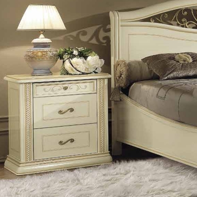 Product photograph of Camel Siena Night Ivory Italian Arena Bedside Cabinet from Choice Furniture Superstore