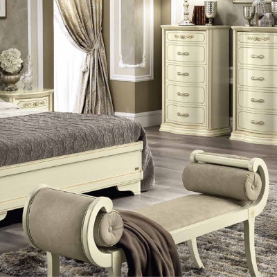 Image of Camel Torriani Night Ivory Italian Curve Bench