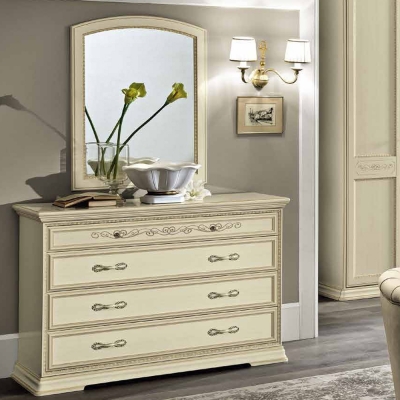 Product photograph of Camel Torriani Night Ivory Italian Dresser from Choice Furniture Superstore