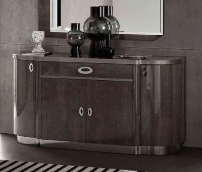 Product photograph of Modum Armonia Italian Silver Birch Large Buffet Sideboard from Choice Furniture Superstore