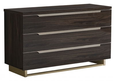 Product photograph of Camel Smart Night Walnut Italian 3 Drawer Chest from Choice Furniture Superstore