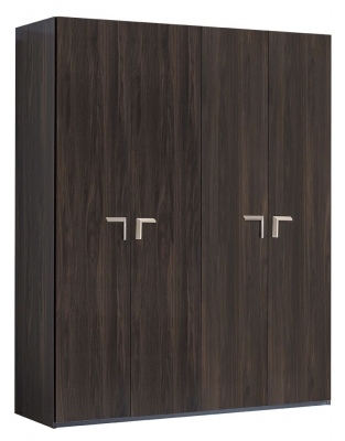 Product photograph of Camel Smart Night Walnut Italian Wardrobe from Choice Furniture Superstore