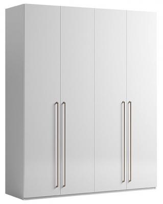 Product photograph of Camel Smart Night White Italian Wardrobe With Long Handle from Choice Furniture Superstore