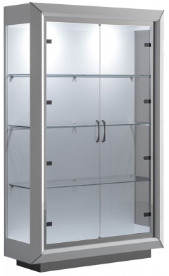 Product photograph of Camel Elite Day Bianco Antico Italian 2 Door Vitrine from Choice Furniture Superstore