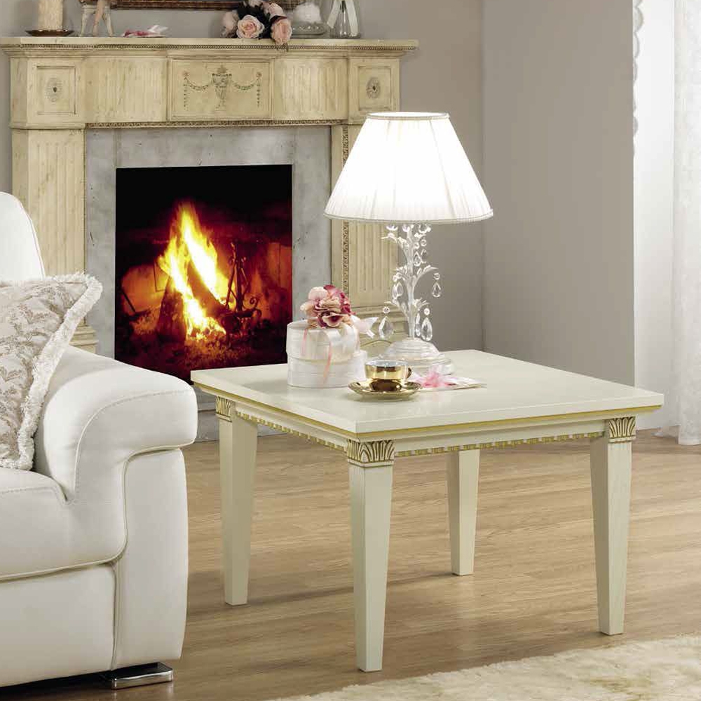 Camel Treviso Day White Ash Italian Lamp Table