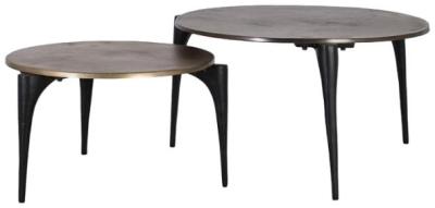 Product photograph of Kaboni Aluminum Centre Tables Set Of 2 from Choice Furniture Superstore