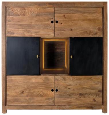 Product photograph of Kiester Solid Mango Wood High Medium Sideboard from Choice Furniture Superstore