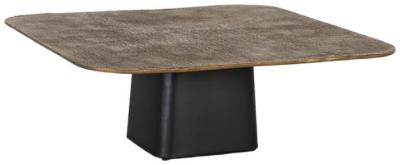 Product photograph of Aberaeron Black And Gold Coffee Table from Choice Furniture Superstore