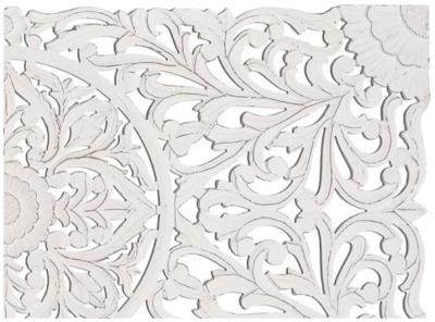 Product photograph of Radoyya Carved Wall Pannel Headboard - 17281 from Choice Furniture Superstore