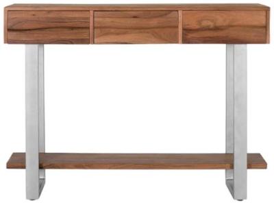 Product photograph of Ronceverte Solid Acacia Wood Console Table from Choice Furniture Superstore