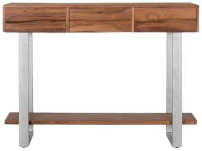 Ronceverte Solid Acacia Wood Console Table