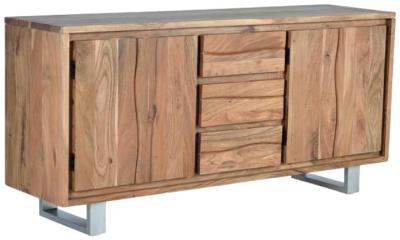 Ronceverte Solid Acacia Wood Large Sideboard