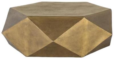 Product photograph of Newtown Golden Coffee Table from Choice Furniture Superstore