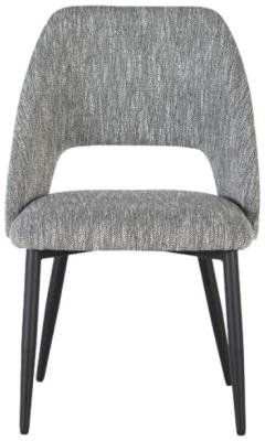 Greece Grey Fabric Dining Chair Sold In Pairs