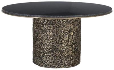 Pembroke Gray And Gold Coffee Table