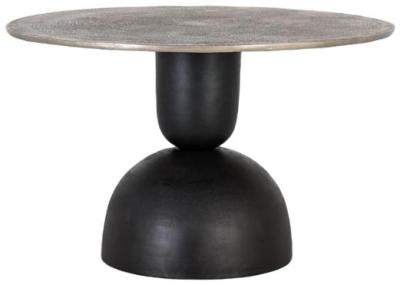 Product photograph of Narberth Iron Base And Aluminum Top Coffee Table from Choice Furniture Superstore