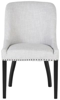 Gower Light Grey Fabric Dining Chair Sold In Pairs
