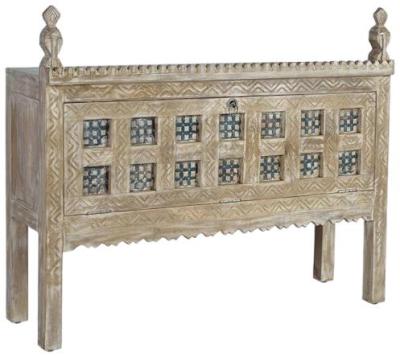 Calhan Mango Wood 1 Door Console Table 1429
