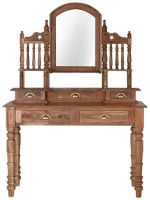 Product photograph of Fessenden Mango Wood Dressing Table from Choice Furniture Superstore