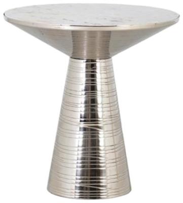 Product photograph of Talbot Marble And Metal Coffee Table from Choice Furniture Superstore