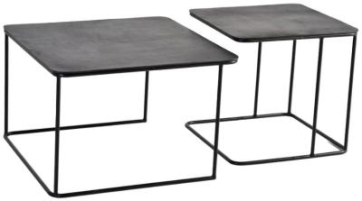 Product photograph of Kingalamila Metal Coffee Table Set Of 2 - 6148 from Choice Furniture Superstore