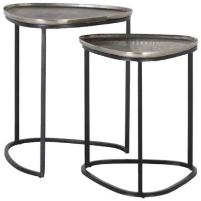 Humekwa Metal Nest Of 2 Tables