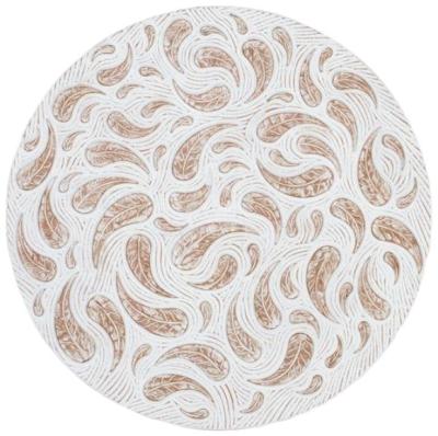 Product photograph of Cricova Pickled White Decorative Panel from Choice Furniture Superstore