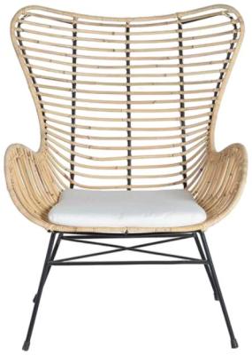Product photograph of 2 X Edinboro Rattan Archchair from Choice Furniture Superstore