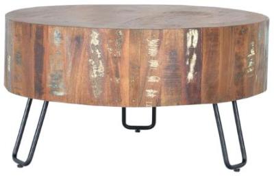 Product photograph of Tyddewi Recicled Wood Coffee Table from Choice Furniture Superstore