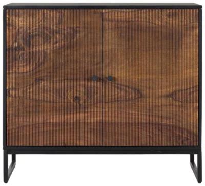 Product photograph of Pachuta Rosewood And Mango Wood 2 Door Hall Cabinet from Choice Furniture Superstore