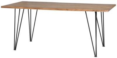 Product photograph of Quitela Solid Acacia Wood 8 Seater Dining Table - 6039 from Choice Furniture Superstore