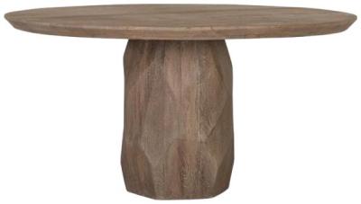 Product photograph of Hanza Solid Mango Wood 6 Seater Dining Table - 1714 from Choice Furniture Superstore