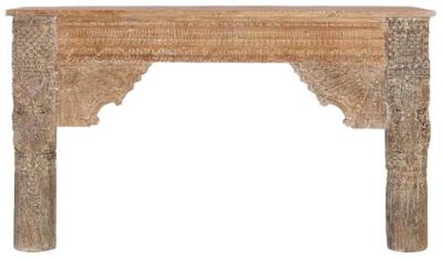 Product photograph of Artois Teak Wood Console Table Table from Choice Furniture Superstore