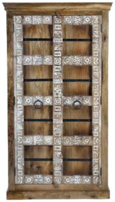 Product photograph of Aibonito Hand Carved Mango Wood Cupboard from Choice Furniture Superstore