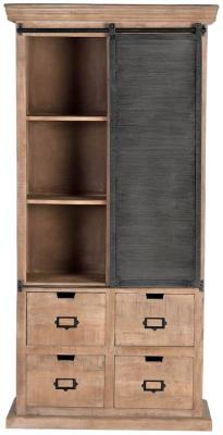 Irondale Solid Mango Tree Wood Display Cabinet