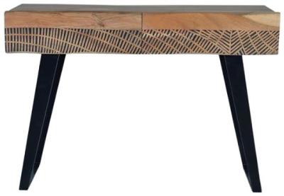 Product photograph of Karlstad Acacia Wood Console Table from Choice Furniture Superstore