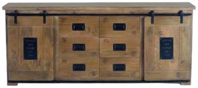 Galion Industrial Mango Wood Large Sideboard